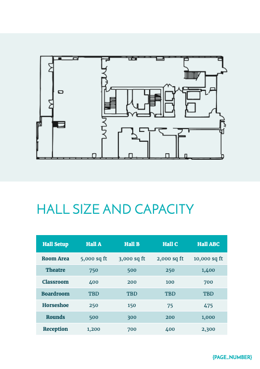 Hotel Event Venue Proposal Template